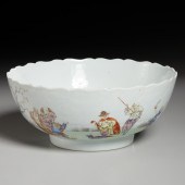 CHINESE EXPORT 'PEEPING HARLEQ
