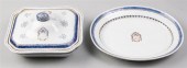 CHINESE EXPORT PLATTER AND COV