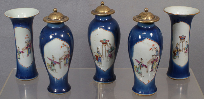 Chinese export porcelain 5 pc
