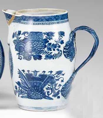 Chinese export porcelain blue