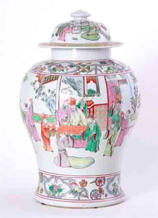 Chinese Export porcelain covered