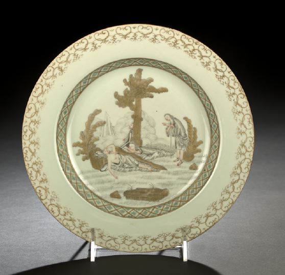 Chinese Export Porcelain Deep Dish,