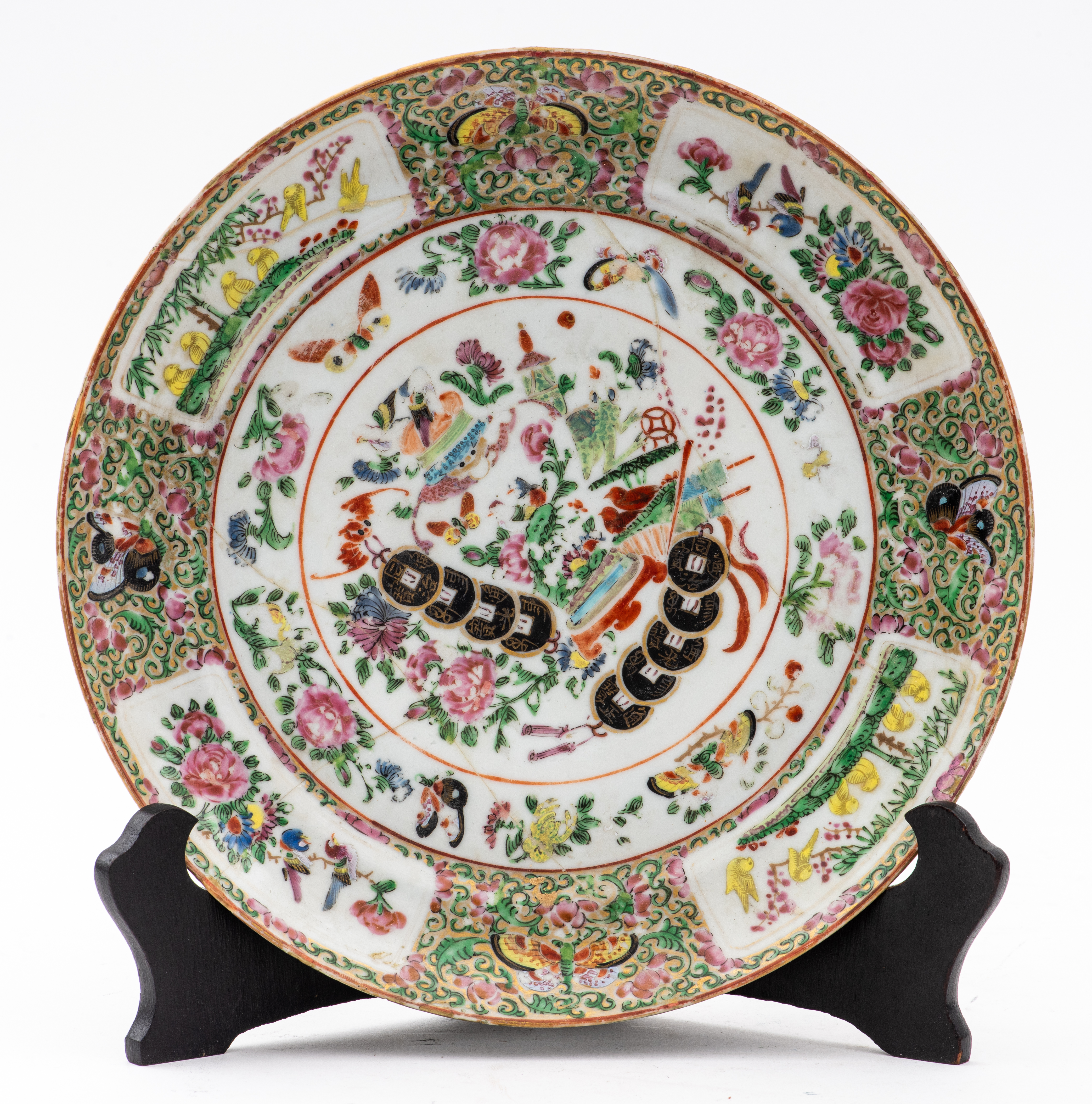 CHINESE EXPORT PORCELAIN DISH, 19TH