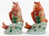 CHINESE EXPORT PORCELAIN KOI F