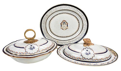 CHINESE EXPORT PORCELAIN LIDDED
