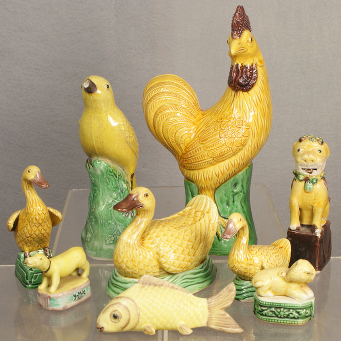 Chinese export porcelain lot of 9