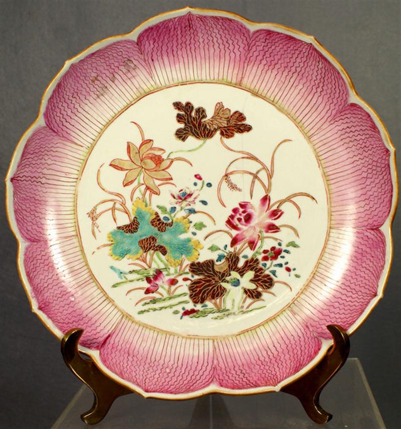 Chinese Export porcelain lotus