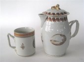 Chinese export porcelain mug a