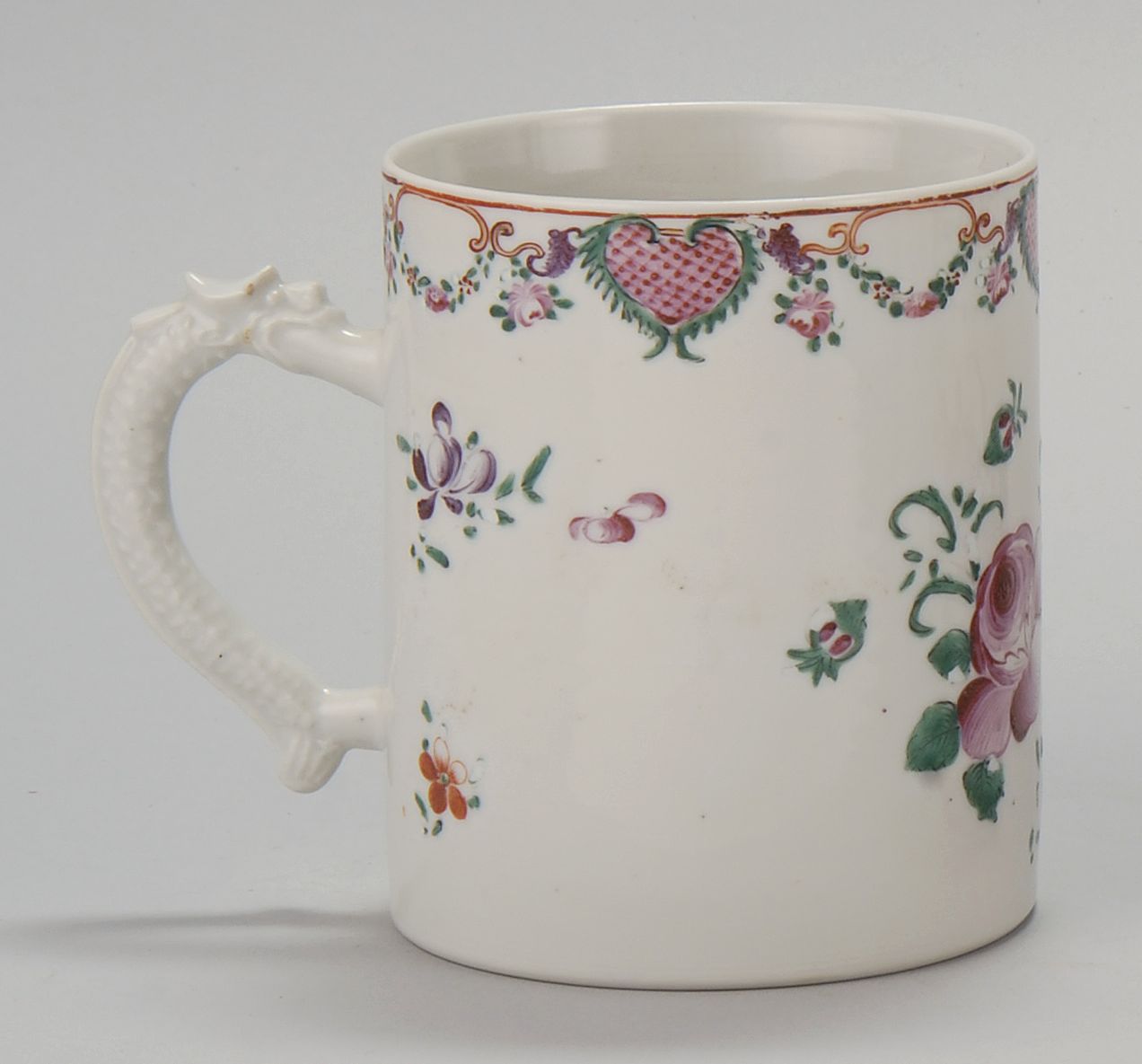 CHINESE EXPORT PORCELAIN MUG18th