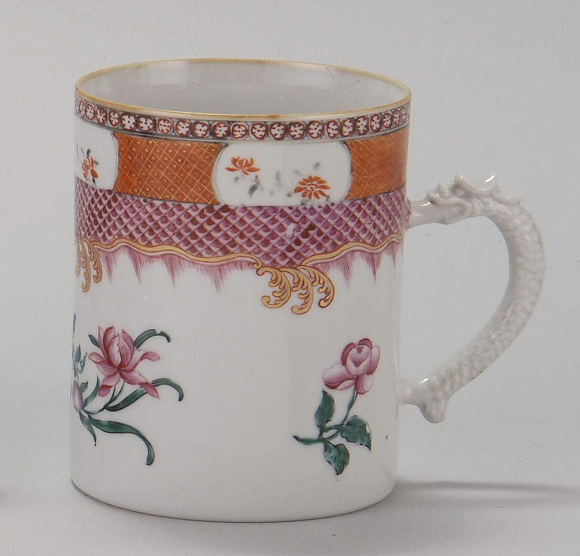 CHINESE EXPORT PORCELAIN MUG18th