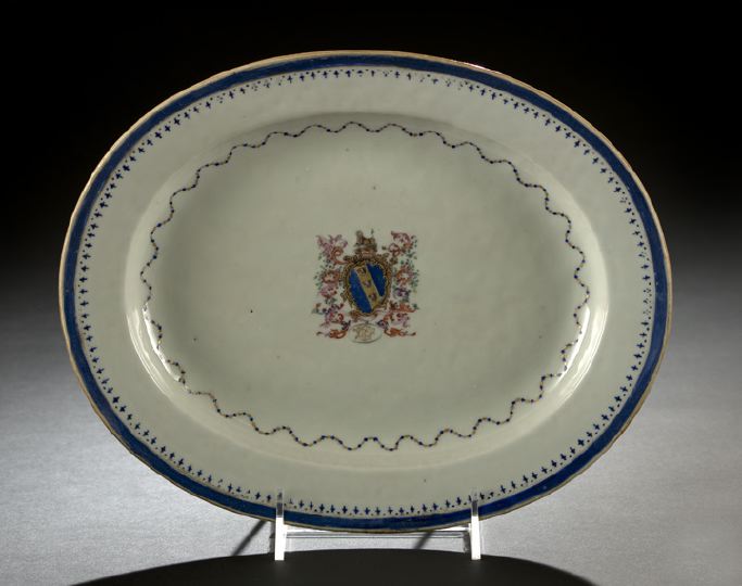 Chinese Export Porcelain Oval