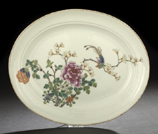 Chinese Export Porcelain Oval
