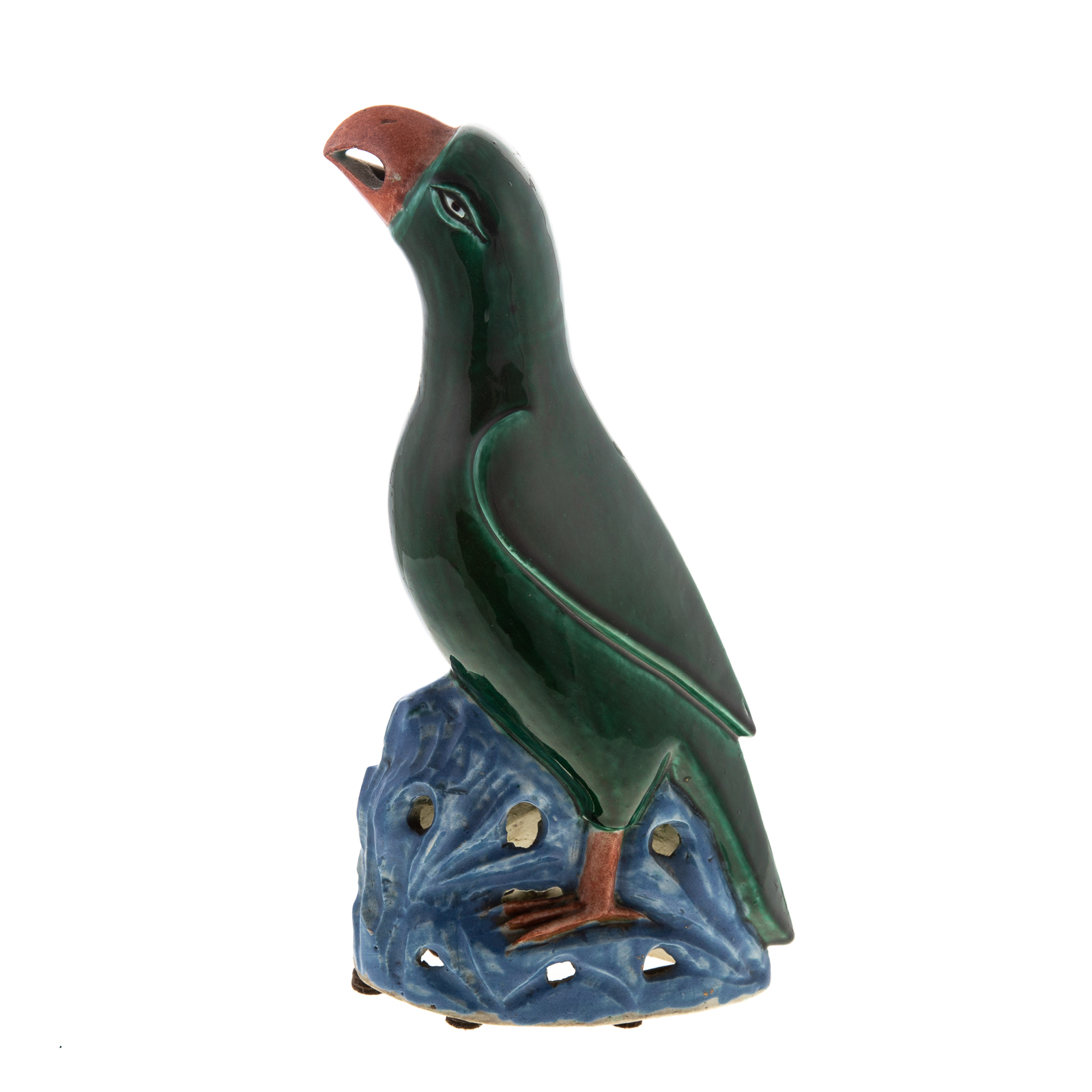 CHINESE EXPORT PORCELAIN PARROT