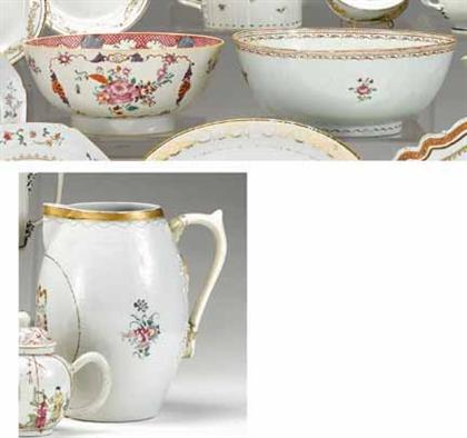 Chinese export porcelain pitcher