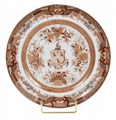CHINESE EXPORT PORCELAIN PLATE
