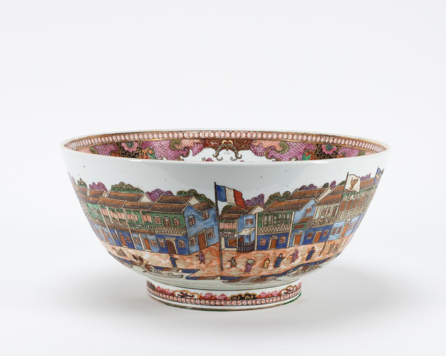 CHINESE EXPORT PORCELAIN PORT OF