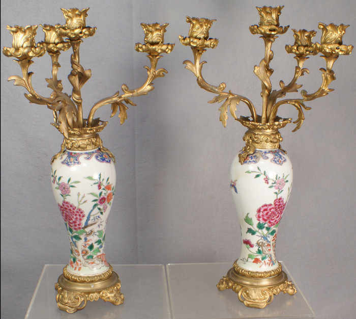 Chinese export porcelain pr of