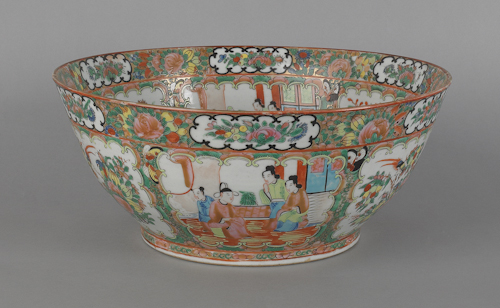 Chinese export porcelain rose