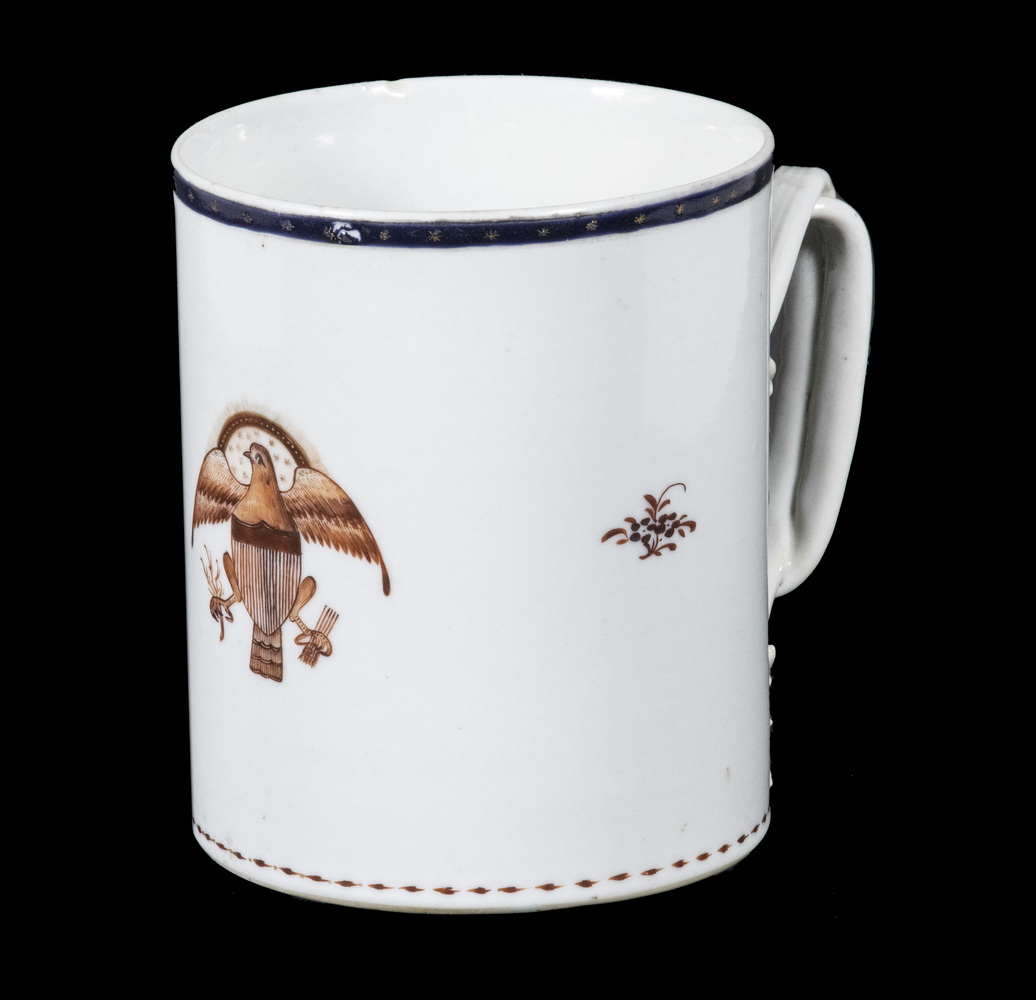 CHINESE EXPORT PORCELAIN TANKARD