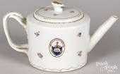 CHINESE EXPORT PORCELAIN TEAPO