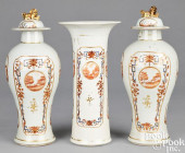 CHINESE EXPORT PORCELAIN THREE