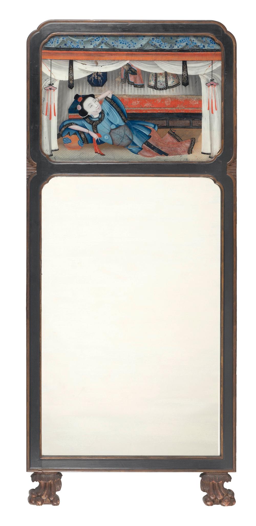 CHINESE EXPORT REVERSE-PAINTED