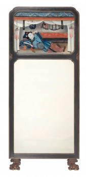 CHINESE EXPORT REVERSE-PAINTED