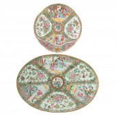 CHINESE EXPORT ROSE MEDALLION