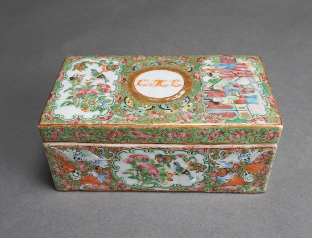 CHINESE EXPORT ROSE MEDALLION