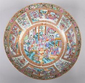 CHINESE EXPORT ROSE MEDALLION