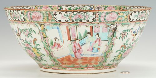 CHINESE EXPORT ROSE MEDALLION PUNCH