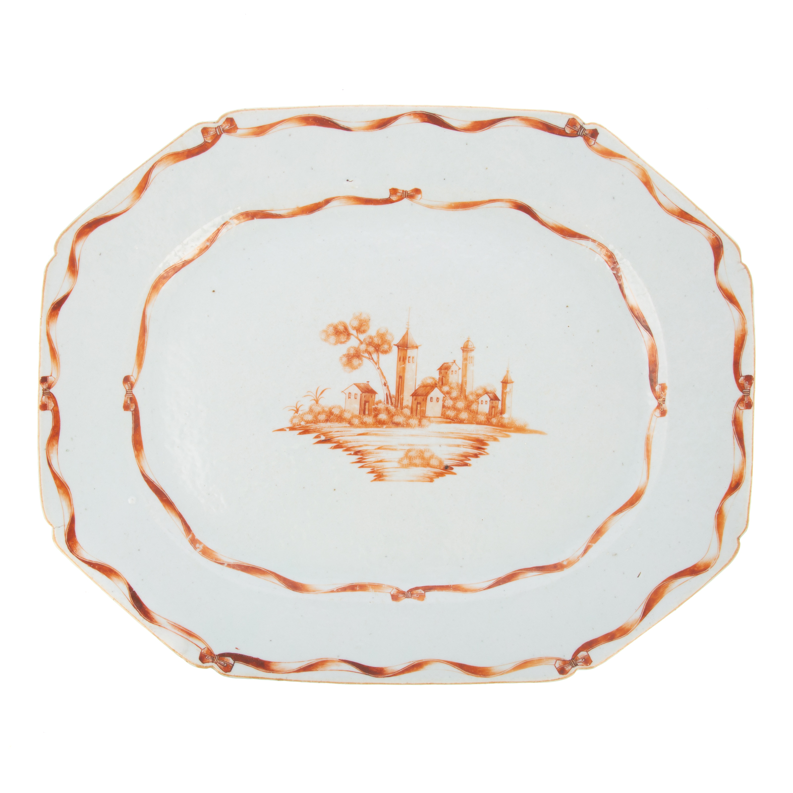 CHINESE EXPORT SEPIA DECORATED