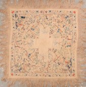 CHINESE EXPORT SILK PIANO SHAW