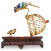 CHINESE EXPORT SILVER BIRD & C