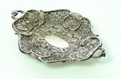 CHINESE EXPORT SILVER CAKE DIS