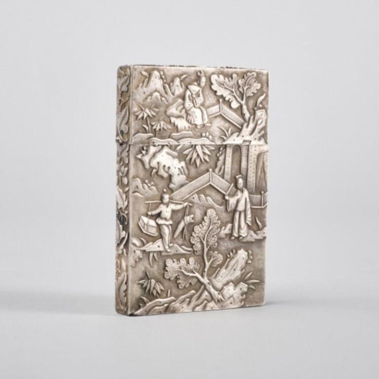 CHINESE EXPORT SILVER CASEA Chinese