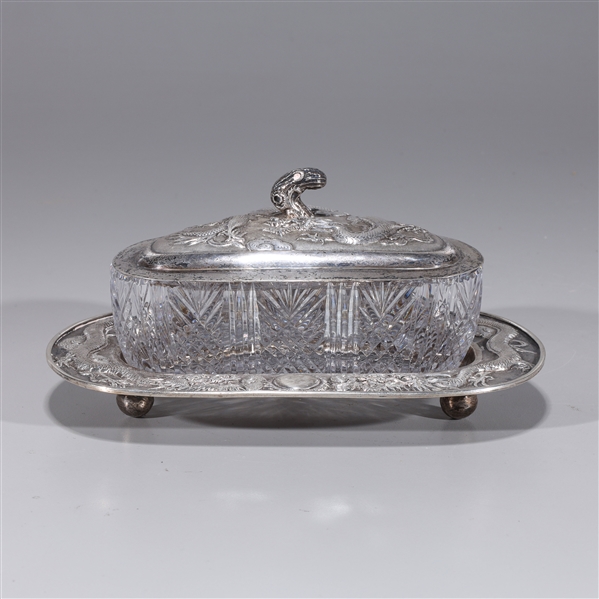 Chinese export silver covered