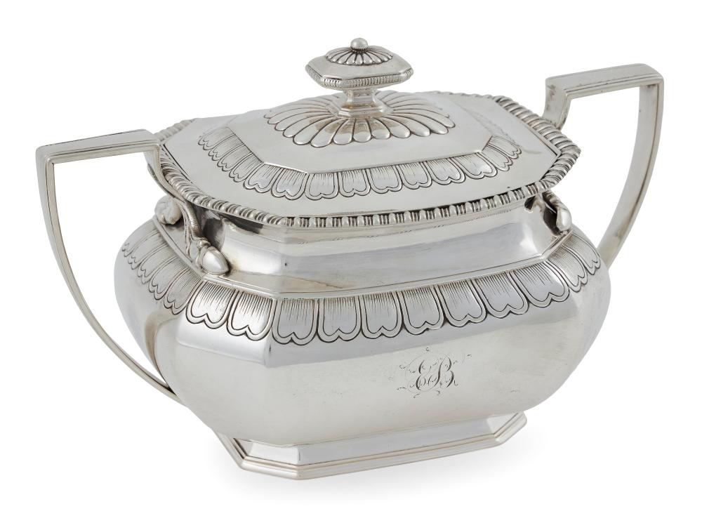 CHINESE EXPORT SILVER COVERED SUGAR