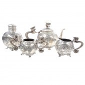 CHINESE EXPORT SILVER REPOUSSE