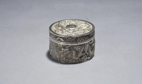 CHINESE EXPORT SILVER ROUND