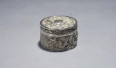CHINESE EXPORT SILVER ROUND BO