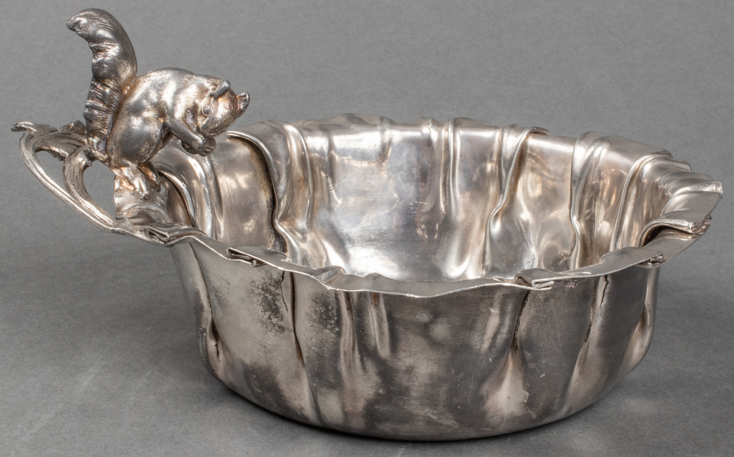 CHINESE EXPORT SILVER "SQUIRREL"