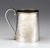 Chinese Export silver tankard
