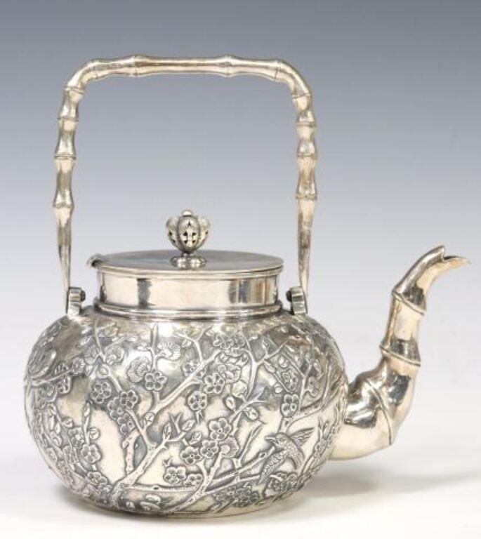 CHINESE EXPORT SILVER TEA