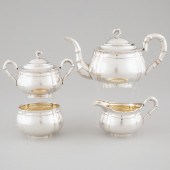 Chinese Export Silver Tea Serv