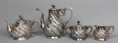 CHINESE EXPORT SILVER TEA SET
