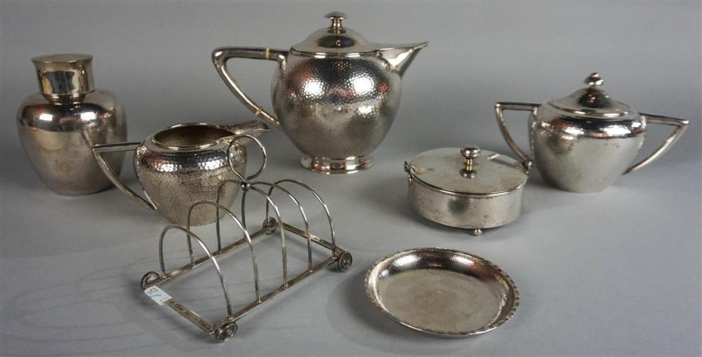 CHINESE EXPORT SILVER THREE-PIECE
