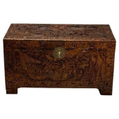 CHINESE EXPORT, STORAGE TRUNK,