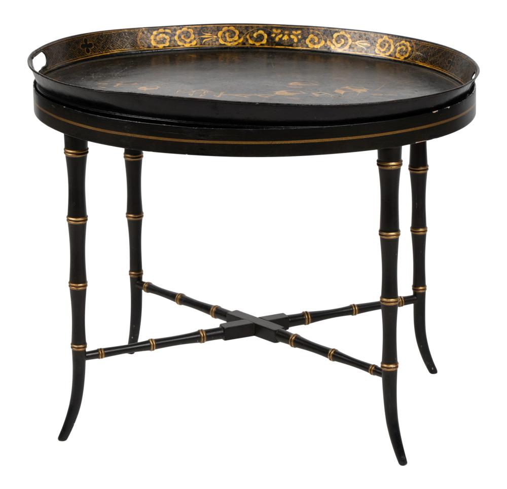CHINESE EXPORT-STYLE BLACK AND