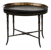 CHINESE EXPORT-STYLE BLACK AND